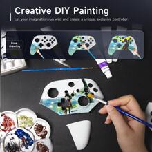 EasySMX X10 PC Controller - No Stick Drift, No Dead Zone Wireless Controller For PC, Steam And Switch - Upgraded Bluetooth Controller With Four Hall Effect - Include A Swappable Faceplate,For Black Myth Wukong - 紫色 - 查看 4