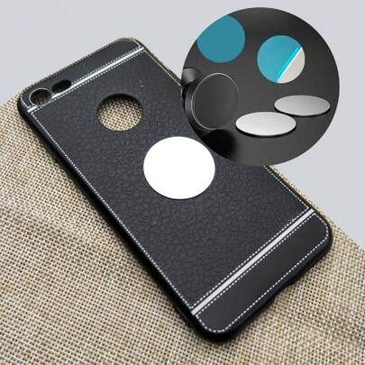 10pcs Round Bracket Magnetic Sheet Magnet Metal Plate Car Mobile Phone Holder