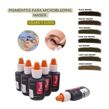 Maser Micropigmentation Pigment 10ml Eyebrows Lips Eyes - Brown - View 2
