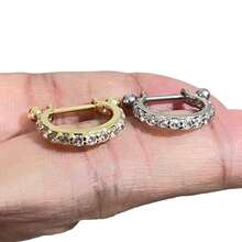 PIERCING CONCH SIMPLE PED G (ONP1531) - 金色 - 查看 2