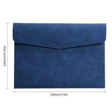 A4 File Pocket Dustproof Documents Pouch Business PU Leather File Bag Large Capacity File Folder School Office Stationery Back To School,Back To School,School Supplies - A4 Document Bag - View 7