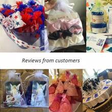 50 piezas/paquete Bolsas de regalo de organza surtidas, bolsas para joyas y dulces para boda, Halloween, fiesta de Navidad