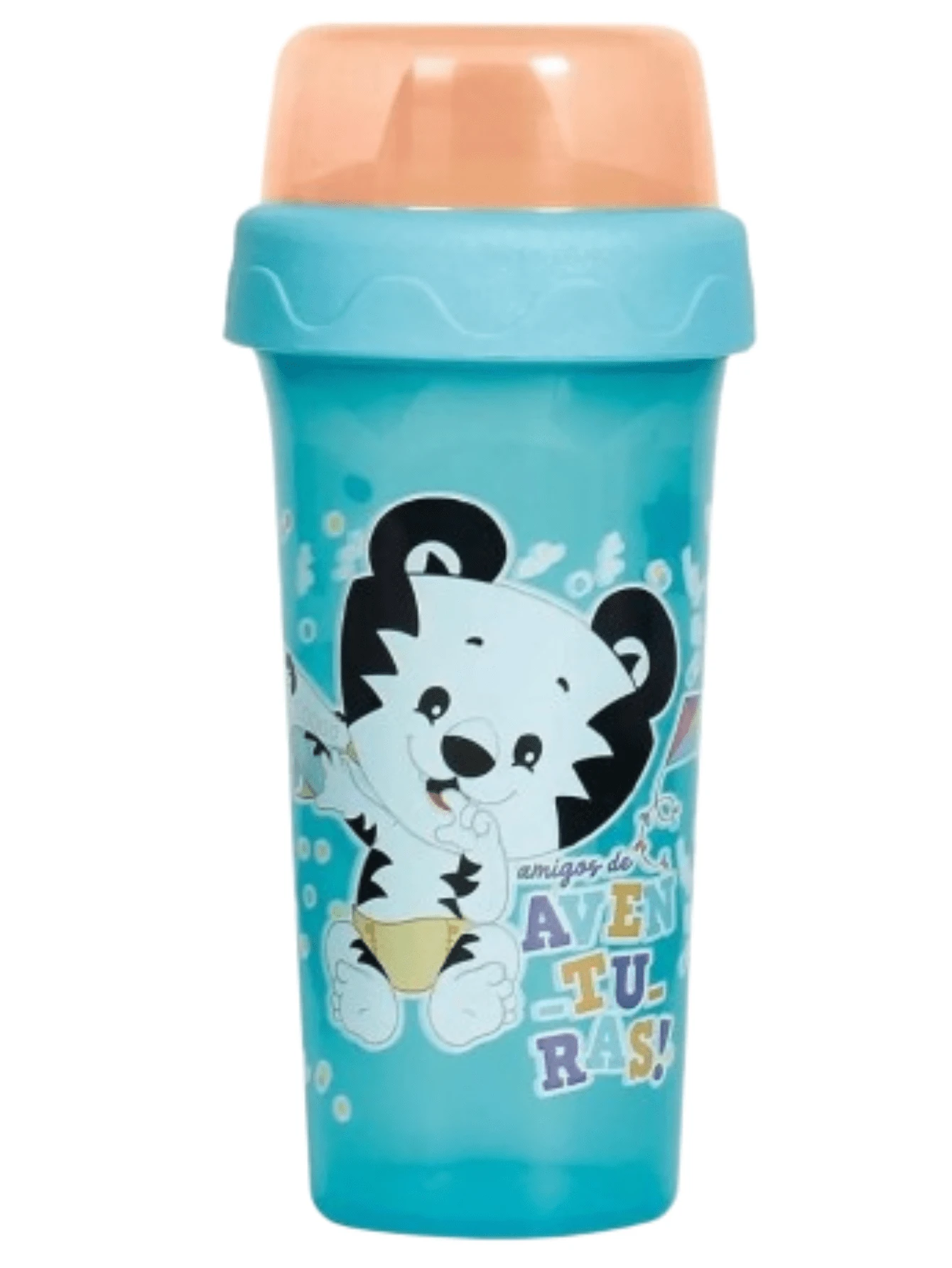 Lilica And Tigor Training Cup With Reducing Valve 340ml +6 Months - Babygo - 藍色 - 查看 1