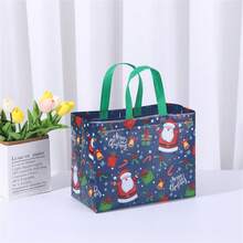 Bolsa de regalo de Navidad que se puede usar varias veces, una buena opción para regalar a amigos durante las fiestas - Multicolor - Ver 6