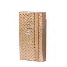 Exquisite Cigarette Box With Unique Texture: Can Hold 20 Thick Cigarettes, Resistant To Pressure And Moisture, Equipped With Inner Locking Switch And Spring Cover, Suitable For Both Men And Women ,Smoking Accessories, Cigarette Storage - Multicolor - View 1
