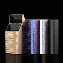 Exquisite Cigarette Box With Unique Texture: Can Hold 20 Thick Cigarettes, Resistant To Pressure And Moisture, Equipped With Inner Locking Switch And Spring Cover, Suitable For Both Men And Women ,Smoking Accessories, Cigarette Storage - Multicolor - View 8