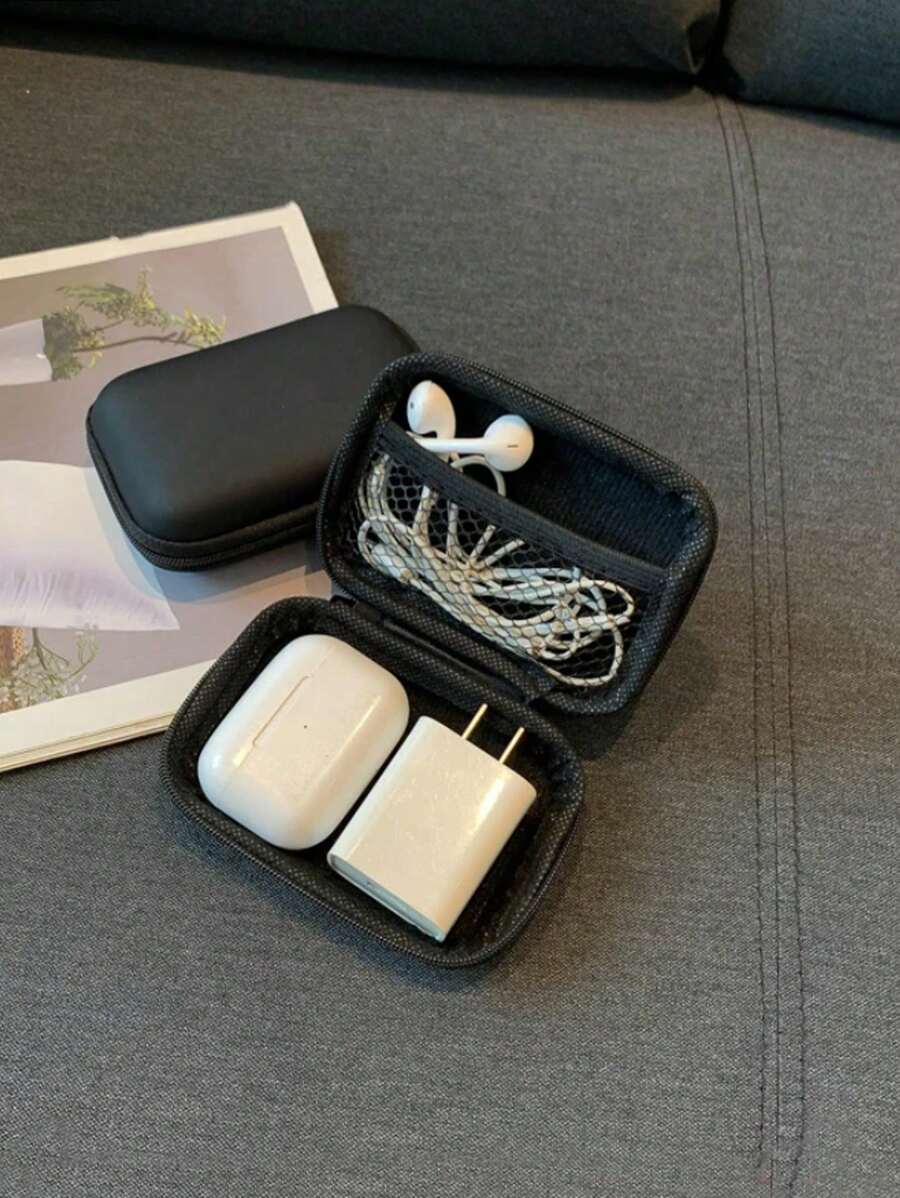 1 个迷你耳机收纳袋或大型数码收纳袋，大型收纳袋可收纳大多数充电器以及各种小型数码产品、口红 - 彩色 - 查看 1