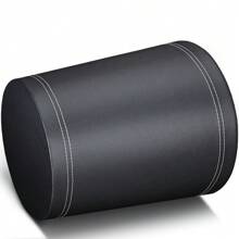 3 Pack Black Round PU Leather Wastebasket Small Trash Can Wastepaper Baskets Garbage Can Container Bins For Bathrooms,Home Decorative,Offices,Kids Rooms - Black - View 8