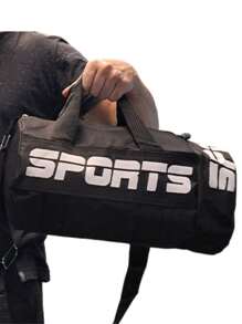 Small Gym Bag Football Sports Boot Holder 8 Colors - Black - View 4