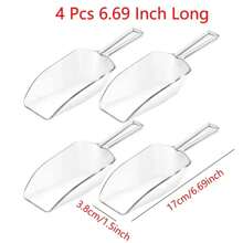 1/4 Pcs Multi-Purpose Kitchen Scoops Ice Scoop Bath Scoops, Food Candy Sugar Scoop For Kitchen Bar Party Wedding,Garden Tools