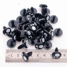 50 件 8-16 毫米玩偶眼睛黑色塑料眼珠 Amigurumi 适用于泰迪熊玩偶动物木偶工艺品 DIY 手工配件 - 彩色 - 查看 17