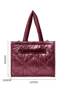 SAC MILANO Ours en peluche décoré, veste matelassée élégante, unique et tendance, sac à dos, sac à main, sac à bandoulière réglable, convient pour les enseignants, le collège, le lycée, les fêtes, les vacances, les affaires, l'été, le style vintage, le week-end, indispensable pour l'automne/l'hiver, excellent cadeau