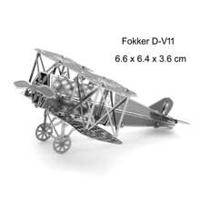 Rompecabezas de metal 3D - Avión de aviación, juguete de rompecabezas de metal 3D - No se necesita pegamento, decoración de escritorio, ¡regalo de Navidad y cumpleaños!