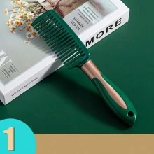 一套专业美发造型套装 - 气垫梳，打造顺滑造型；圆形卷发梳，打造蓬松卷发；顺发梳，轻松梳开打结秀发；防静电梳，抚平毛躁 - 适用于沙龙或家庭使用的完整美发梳套装，包含发刷、梳子、美发工具，适合理发店、美容院、返校季、旅行度假等场合。套装包含：梳子、发刷、木梳、迷你发刷、顺发梳、卷发梳、美发设备、梳子、背梳、造型梳、卷发梳、边缘梳、发梳、梳发、发刷套装、梳发、卷发梳、顺发梳、女士发刷、头发、旅行、美发产品、美发工具、美发用品、理发师、理发师配件、理发店、美发设备。 - 綠色 - 查看 13