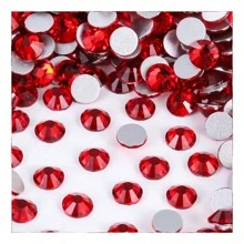 140/700 viên đá pha lê trong suốt chất lượng cao, không cần keo dán nhiệt, mặt phẳng, thích hợp cho nghệ thuật vẽ móng 3D, quần áo, đám cưới. - Nhiều màu - Xem 14