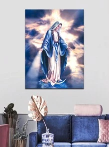 1 Tấm Tranh Canvas Nghệ Thuật Tôn Giáo Cổ Điển Chúa Jesus Đóng Khung In Sơn Dầu Đức Mẹ Đồng Trinh Cơ Đốc Giáo Tranh Treo Tường Cho Phòng Ngủ Phòng Khách Trang Trí Có Khung Sẵn Sàng Treo - Nhiều màu - Xem 43