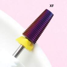 Easy Nail 5-In-1 Purple Professional Tungsten Carbide Nail Drill Bits, Unscented Tapered Milling Cutters For Gel Acrylic Removal, Manicure Tools & Nail Drill Accessories - Multicolor - View 13