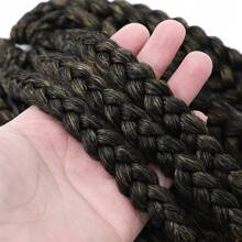 10 Inch Synthetic Box Braids Curly Ends Crochet Hair Short Box Braids Hair Extensions For Women Daily Use 15 Strands/Pack