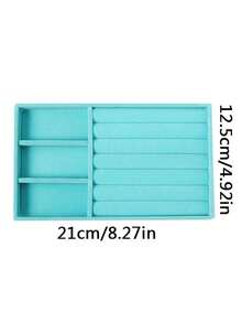 天鹅绒双层手链展示架，珠宝店配件收纳架 - 彩色 - 查看 21