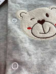 Warm Baby Boys Romper. - 灰色 - 查看 6