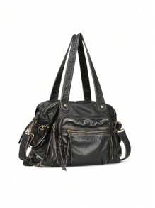 Vintage Tote Bag For Women Purse And Top Handle Shoulder Handbag, Crossbody Bag With Adjustable Shoulder Strap, Business Casual Bag For Women, Perfect For Office, Business And Work