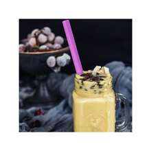 8pcs Reusable Straws, Smoothie Straws - Multicolored Extra Large Reusable Straws, Plastic Straws For Bubble Tea, Milkshakes, With 2 Brushes, Suitable For Restaurants, Cafes, Kitchen, Christmas Gift,School Supplies