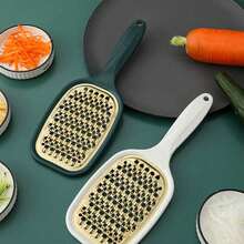 1 件圣诞派对多功能厨房磨碎器 - 轻松切片、切丝黄瓜、胡萝卜、土豆、符合人体工程学的防滑设计、大容量、理想的小厨房工具（随机颜色） - 彩色 - 查看 4