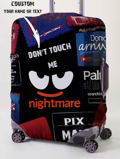 Custom Suitcase Cover 18-32 Inch Flexible Suitcase Cover For 18- To 32-Inch Suitcases Personal Custom Suitcase Cover Custom Name Pattern Scratch-Proof Protector Suitcase Protector Suitcase Cover Protective Cover Dustproof Cover Trolley Suitcase Dustproof Cover Travel Accessories Shop Back To School,Delicate Romance,Bags & Luggage,Customized Luggage Cover
