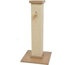 Heavy Duty Large Cat Scratching Post | Ultimate Cat Scratcher Post In Beige Colour Made From Durable Material For Heavy Use | Cat Scratch Post Perfect For Indoor/Outdoor Cats - Beige - View 1