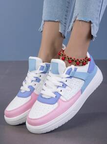 Lady's Sneaker Walking Style Shoes  Women's Casual Shoes Outdoor White Sneakers - Multicolor - View 3