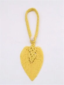 1/2/4 Stücke Boho Blatt Vorhangbinder für Zuhause Dekoration 53 x 10 cm