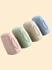1/4/8pcs/Set Toothbrush Covers, Portable Toothbrush Cap Cases, Toothbrush Protector, Hygiene Travel Accessories, Random Color