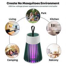 300㎡ Electric Mosquito Killer Lamp Mosquito Killer Mosquitoes Without Radiation Electric Insect Trap Kill It Kills - 綠色 - 查看 9