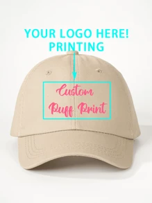 1 pièce Casquette de baseball unisexe avec lettres personnalisées imprimées - casquette de baseball - Voir 4