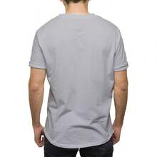 Men's Printed T-Shirt Streetwear Basic Shirt 100% Cotton - 灰色 - 查看 2