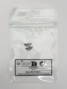 2 phụ kiện trang trí móng tay hình cánh thiên thần phong cách tối cổ điển, phụ kiện làm móng bằng pha lê hợp kim màu đen - màu đen - Xem 6