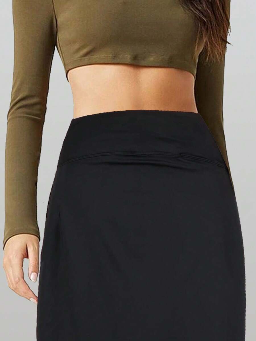 RUNONWHEELS 5 Halloween Women's Midi Length Skorts Skirts With Pockets