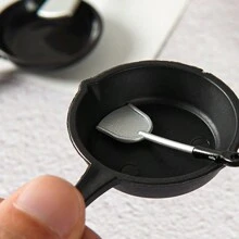 3/6pcs Mini Simulated Frying Pan, Pot And Spatula Model Set For DIY Miniature Kitchen Dollhouse, Accessories For Doll House, Christmas Gift,Dollhouse Miniatures,Dolls House Miniatures,Miniature