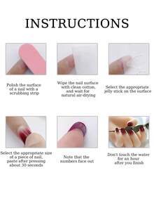 10 件手工制作按压式假指甲闪亮可穿戴长杏仁形假指甲 - 紅色 - 查看 7