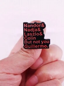 1pc "What We Do In The Shadows" TV Series Quote Vampire Life Lapel Pin Brooch Fan Gift - A - View 4