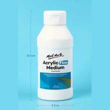 1 pieza Juego de pintura acrílica fluorescente de 100ml, pintura acrílica de color perlado metálico, impermeable para muñecas de yeso