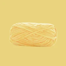 1pc/6pcs Chenille Yarn 6mm Thick Handmade DIY Crochet Velvet Chunky Wool Yarn For Knitting, Scarves, Hats, Plush Blankets - Multicolor - View 39