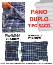 Kit 10 Large Premium Floor Cloths 100% Cotton For Cleaning Home Kitchen - Multicolor - View 3