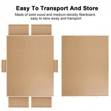 35'' * 27'' Puzzle Table With 6 Drawers And Cover, For Puzzle Storage And Sorting, Can Hold 1500 Pieces, Child Gift