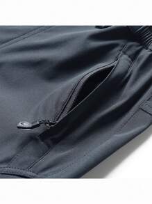 1pc Men's Outdoor Hiking Pants, Windproof, Waterproof Spring Autumn - Grey - View 9