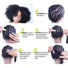 10 Inch Synthetic Box Braids Curly Ends Crochet Hair Short Box Braids Hair Extensions For Women Daily Use 15 Strands/Pack
