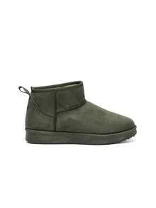 Comfortable Winter Snow Mountain Short Boots - Green - View 2