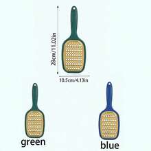 1 件圣诞派对多功能厨房磨碎器 - 轻松切片、切丝黄瓜、胡萝卜、土豆、符合人体工程学的防滑设计、大容量、理想的小厨房工具（随机颜色） - 彩色 - 查看 3