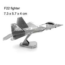 Rompecabezas de metal 3D - Avión de aviación, juguete de rompecabezas de metal 3D - No se necesita pegamento, decoración de escritorio, ¡regalo de Navidad y cumpleaños!