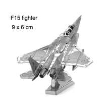 Rompecabezas de metal 3D - Avión de aviación, juguete de rompecabezas de metal 3D - No se necesita pegamento, decoración de escritorio, ¡regalo de Navidad y cumpleaños!